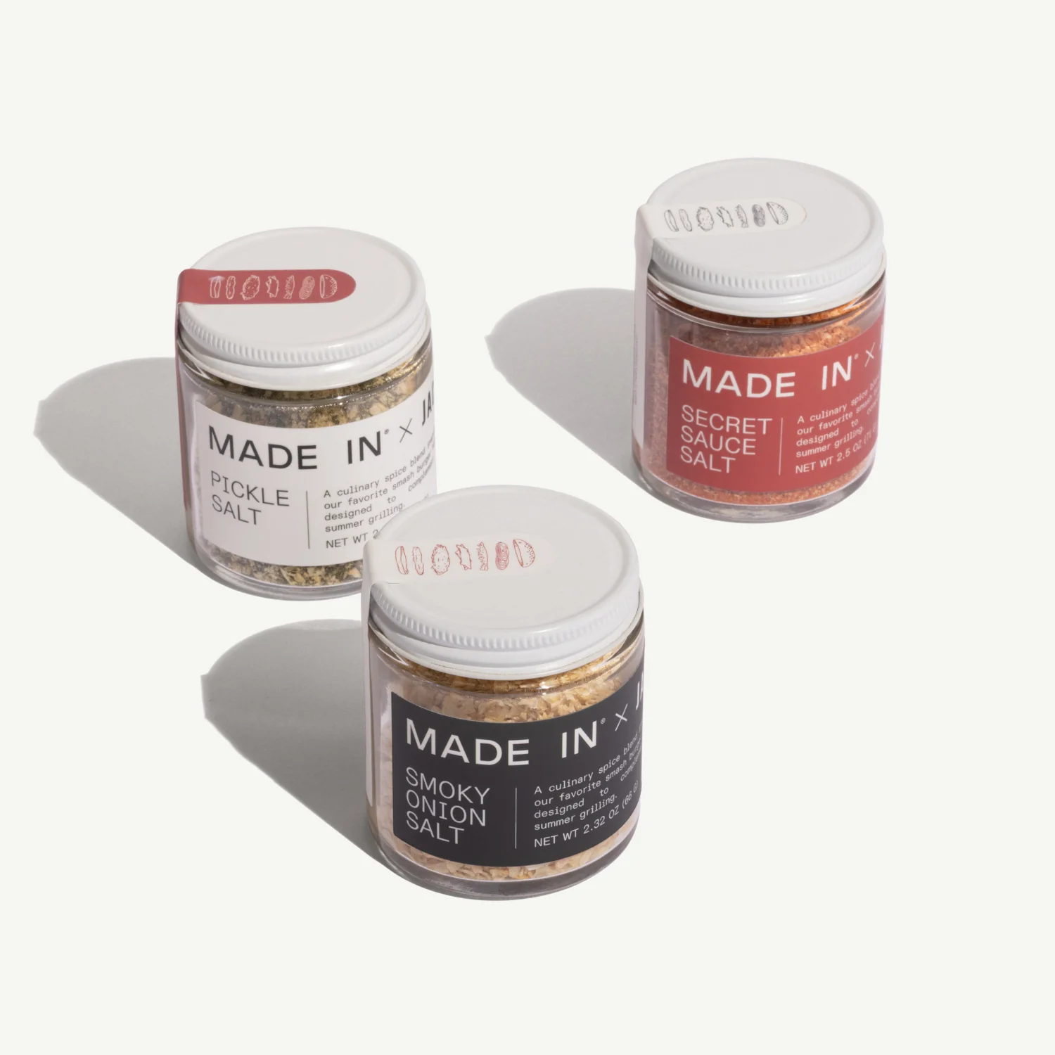Made In x Jacobsen Salt Co. Seasoning Trio
