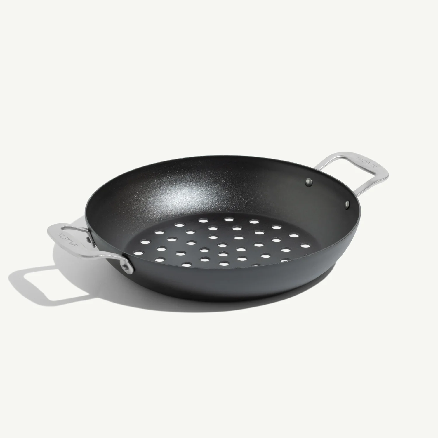 Seasoned Carbon Steel Grill Basket