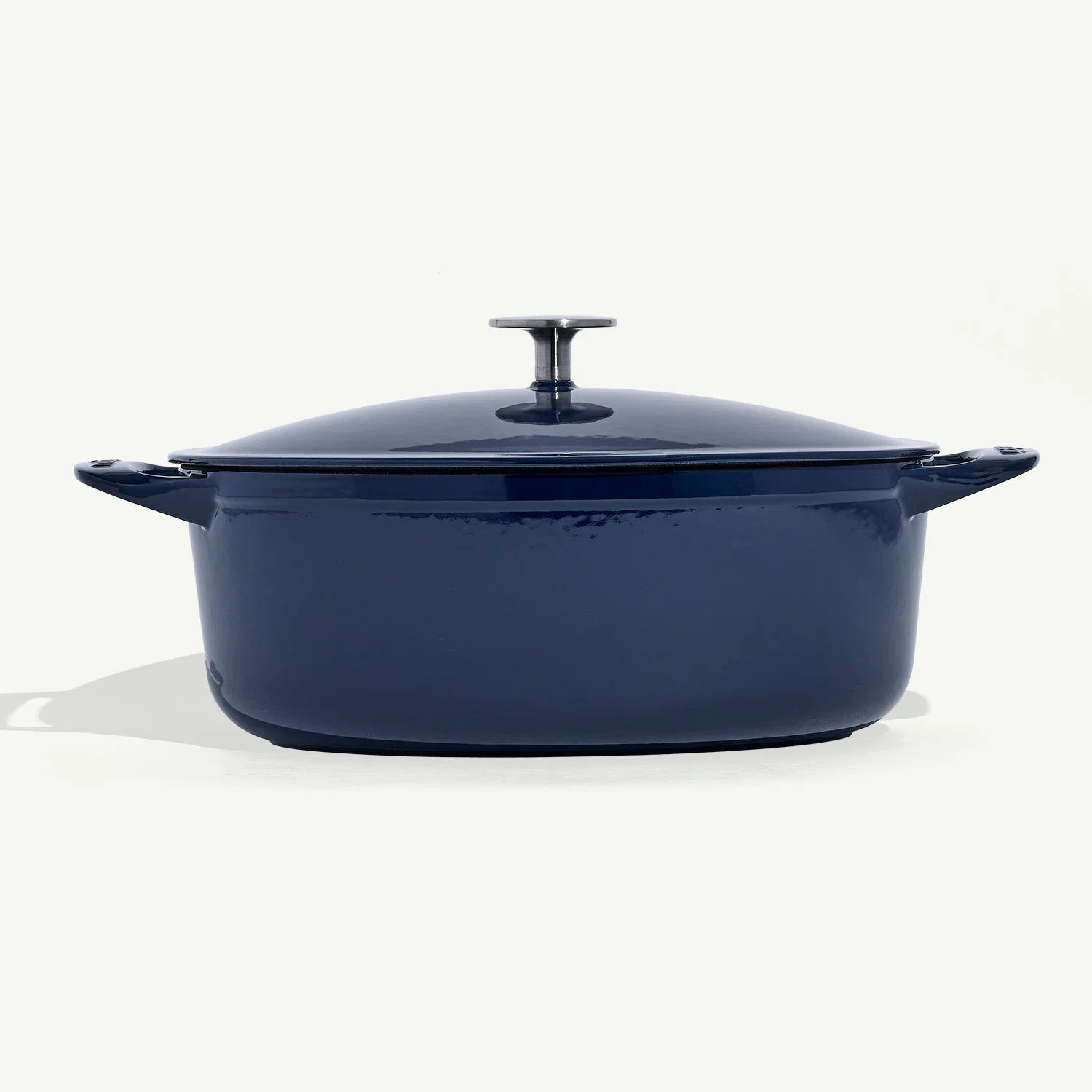 Oval Enameled Cast Iron Dutch Oven