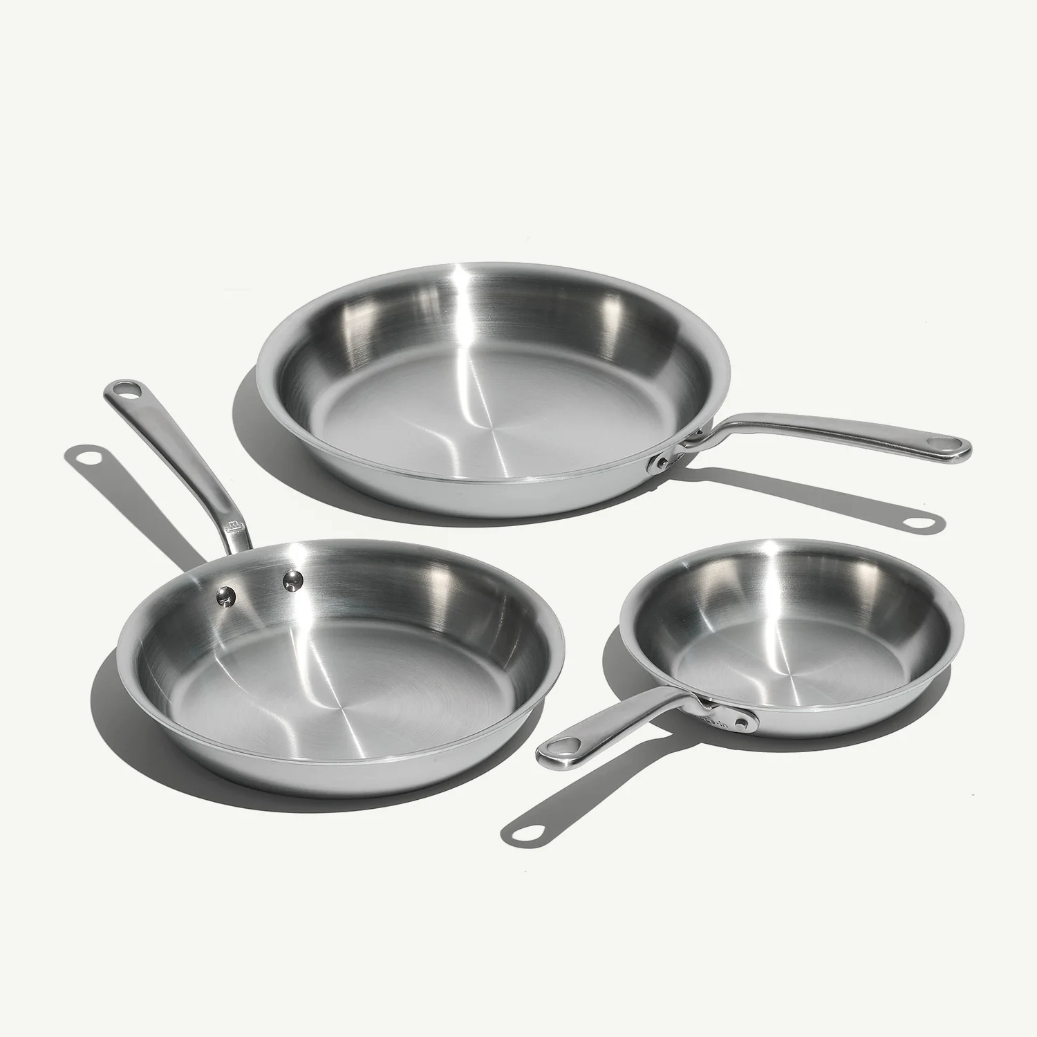 Stainless Clad Frying Pan Set